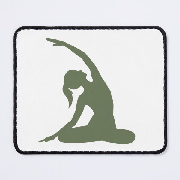 Item preview, Gentle Yoga Side Stretch – Minimal Wellness Art designed and sold by Amevvoo.