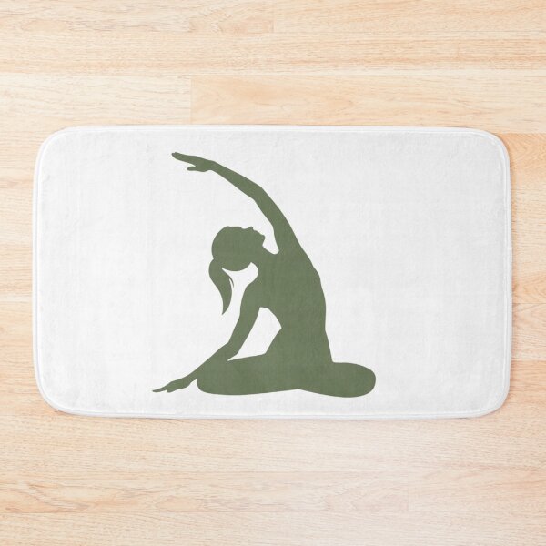 Artikelvorschau, Gentle Yoga Side Stretch – Minimal Wellness Art entworfen und verkauft von Amevvoo.