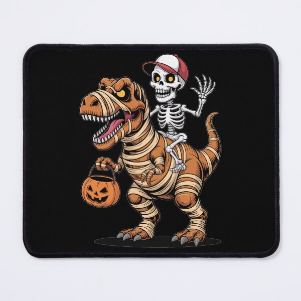 Item preview, Skeleton Riding T-Rex Halloween Fun designed and sold by flagylART.