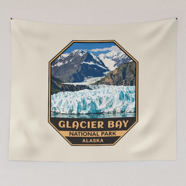 Item preview, Glacier Bay National Park Alaska Sticker designed and sold by Gideon Emmerich.