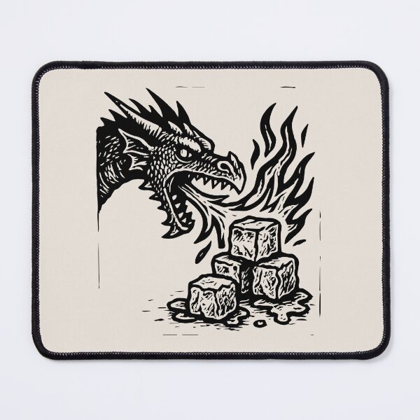 Item preview, No Words Subtle Anti-ICE Dragon, Abolish Ice, Pro Immigration Ally, Human Rights FDT Protest designed and sold by toongstudio.