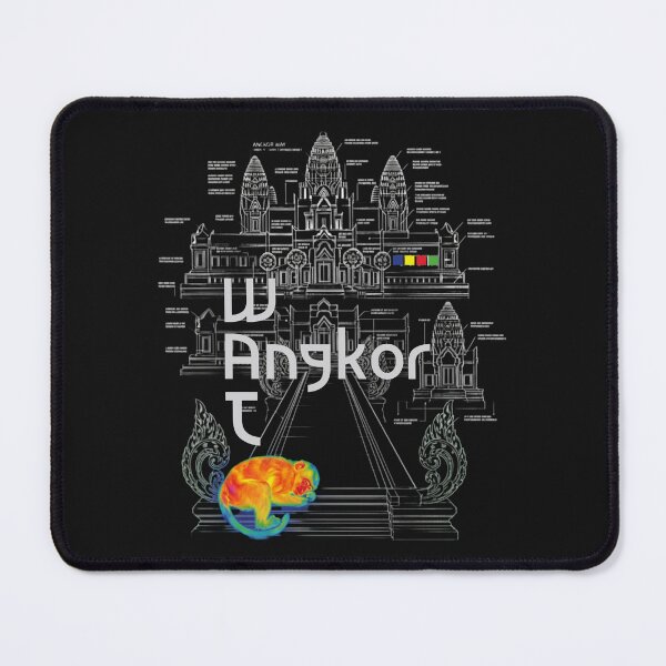 Item preview, Angkor Wat Blueprint | Thermal Monkey Design designed and sold by Sarcasm HQ.