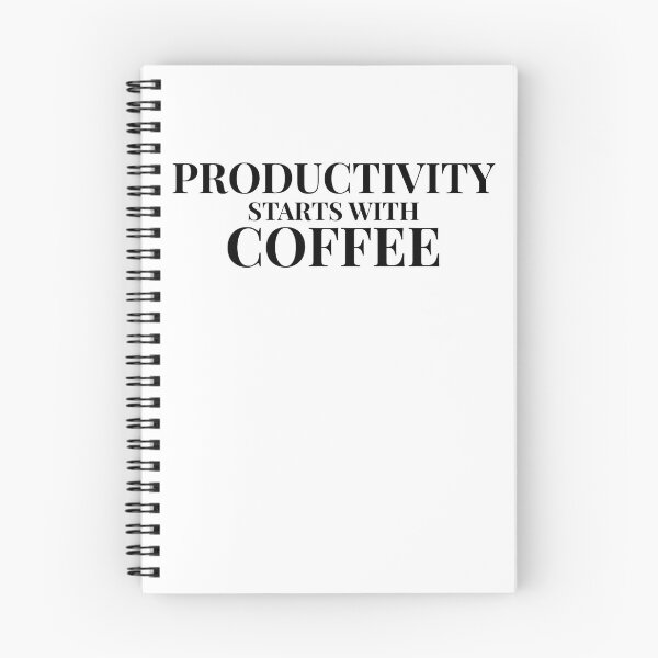 Item preview, Productivity Starts With Coffee Design For Light Clothing designed and sold by Coffee Vibes.