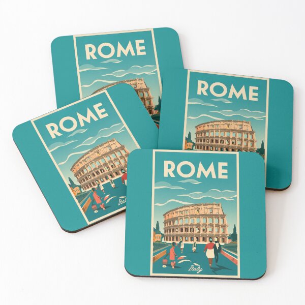 Item preview, A Vintage Travel Art of Rome - Italy  designed and sold by GoodOldVintage.