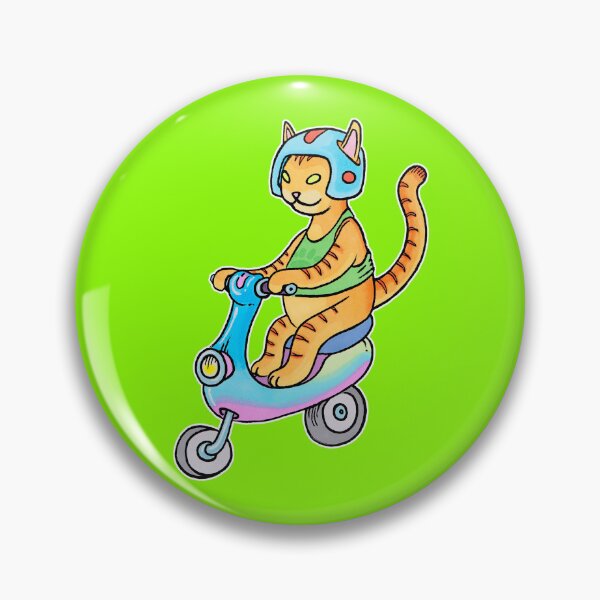 Item preview, Scooter Cat designed and sold by SpaceCatVisions.