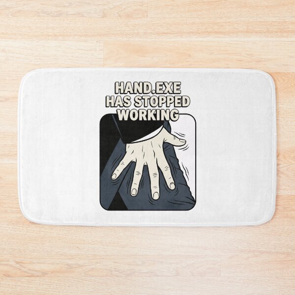 Item preview, Hand Exe Has Stopped Working Funny Literary Meme designed and sold by Fenay Designs.