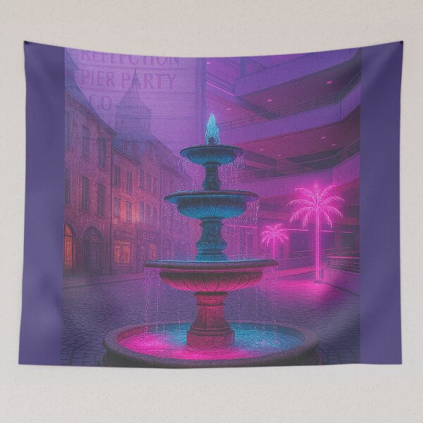 Item preview, Ethereal Plaza: Berlin Neon Mallsoft Vision Natures Reflection designed and sold by A E S T H E T A T A G.