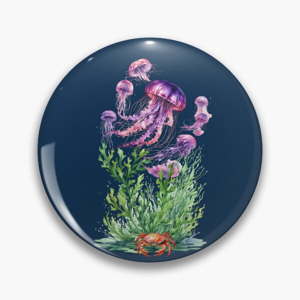 Item preview, Jellyfish In The Ocean designed and sold by hurmerinta.