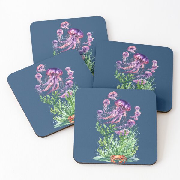 Item preview, Jellyfish In The Ocean designed and sold by hurmerinta.