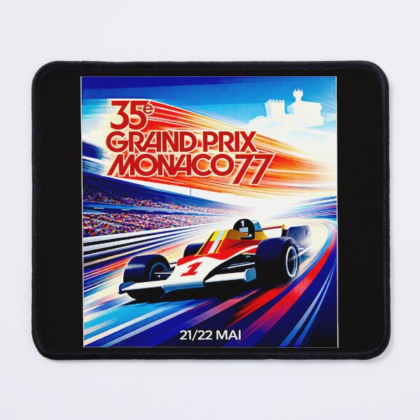 Item preview, Blast from the past a vintage old  poster variation Monaco 77 designed and sold by Helios Be. Lavsh.