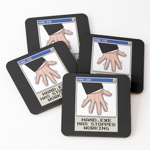 Item preview, Hand Exe Stopped Working Pixel Art Retro Style designed and sold by Fenay Designs.
