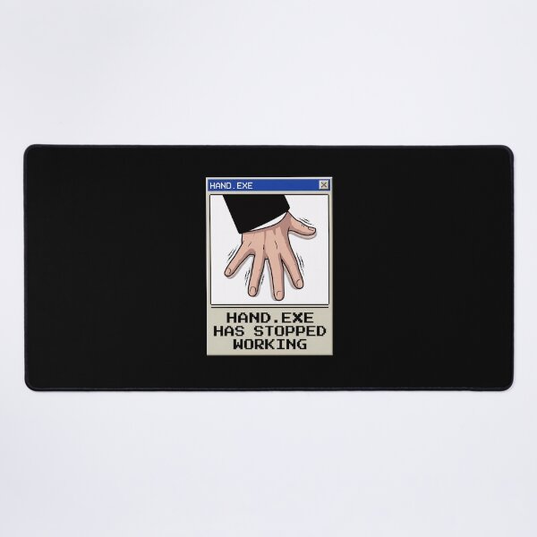 Item preview, Hand Exe Stopped Working Pixel Art Retro Style designed and sold by Fenay Designs.