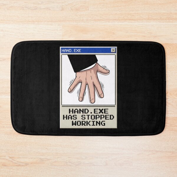 Item preview, Hand Exe Stopped Working Pixel Art Retro Style designed and sold by Fenay Designs.