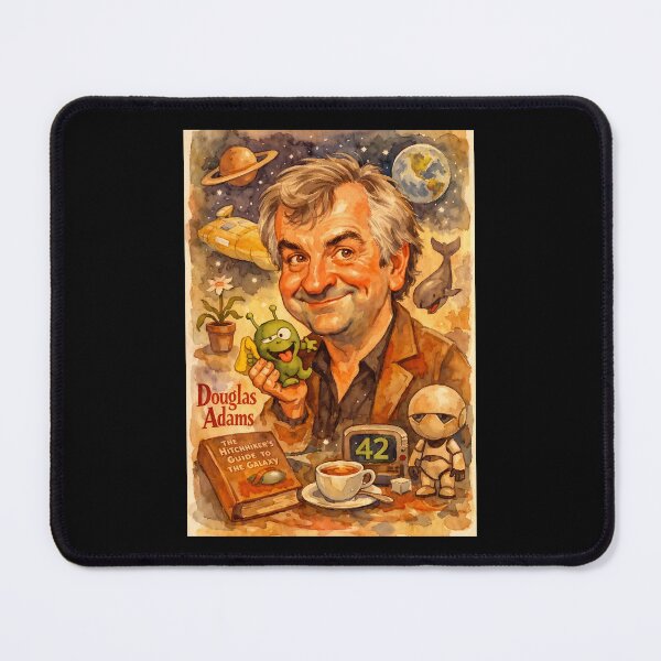 Item preview, Douglas Adams Hitchhiker’s Guide Sci-Fi designed and sold by Sarcastic designs.