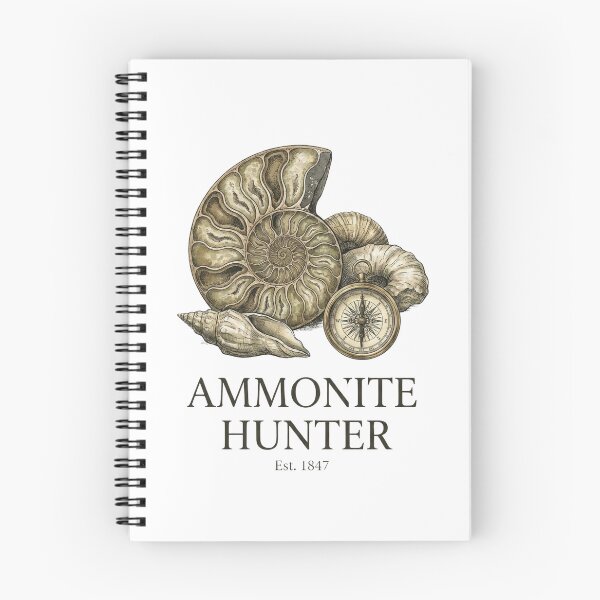 Item preview, Vintage Ammonite Fossil Hunter designed and sold by SignumShop.