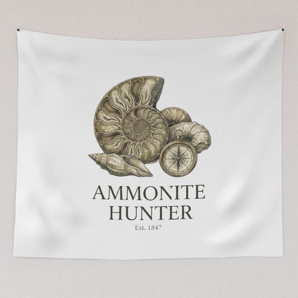Item preview, Vintage Ammonite Fossil Hunter designed and sold by SignumShop.