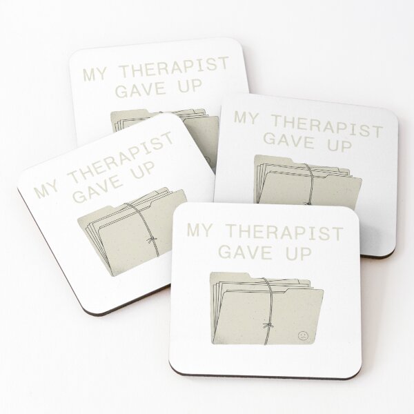 Item preview, My Therapist Gave Up Funny Mental Health Files designed and sold by JMDesignHub.