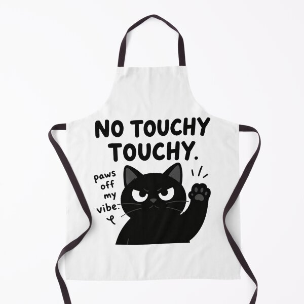 Item preview, No Touchy Touchy designed and sold by WrappedUpWhimsy.