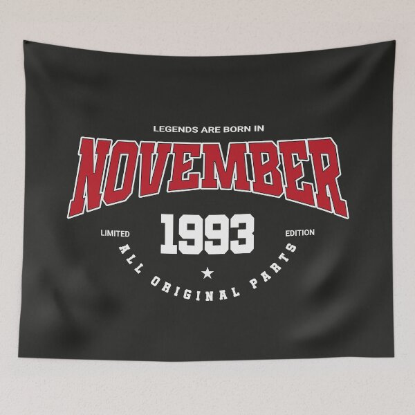 Item preview, November legends 1993 designed and sold by HB Shirts.