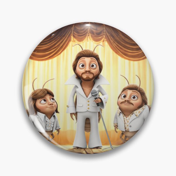 Item preview, The Flea Gees - Funny Bee Gees Pun designed and sold by FleaNomenon.