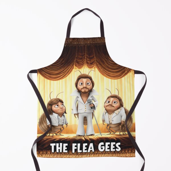 Item preview, The Flea Gees - Funny Bee Gees Pun designed and sold by FleaNomenon.