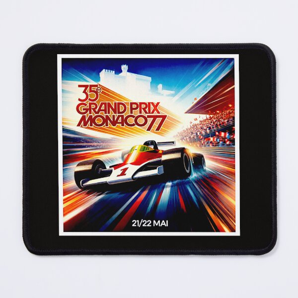 Item preview, Blast from the past a vintage old  poster variation Monaco 77 #1 designed and sold by Helios Be. Lavsh.