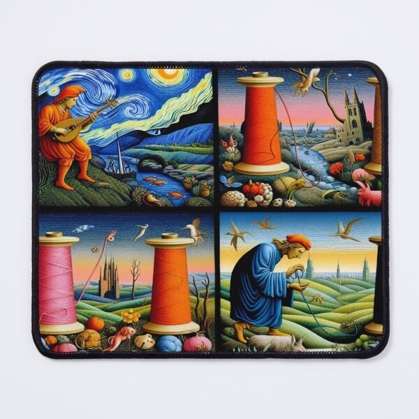 Item preview, The weaver's Dream: A Surreal Fiber Landscape designed and sold by daweave77.