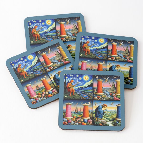 Item preview, The weaver's Dream: A Surreal Fiber Landscape designed and sold by daweave77.