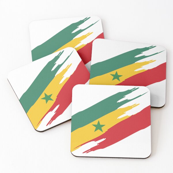 Artikelvorschau, Senegal-Flaggenentwurf – Grün, Gelb, Rot, afrikanische Länderflaggenkunst entworfen und verkauft von 914Design.