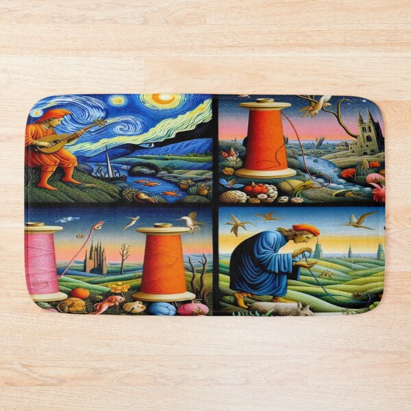 Item preview, The weaver's Dream: A Surreal Fiber Landscape designed and sold by daweave77.