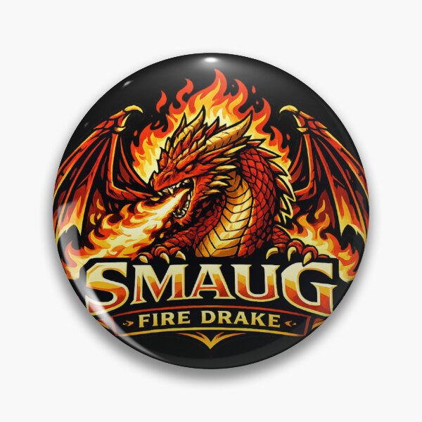 Artikelvorschau, Smaug: Feuerdrache entworfen und verkauft von LizzyLooDoo Designs.