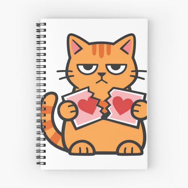Item preview, Grumpy Cat Breaking Heart Card designed and sold by Silentbow.