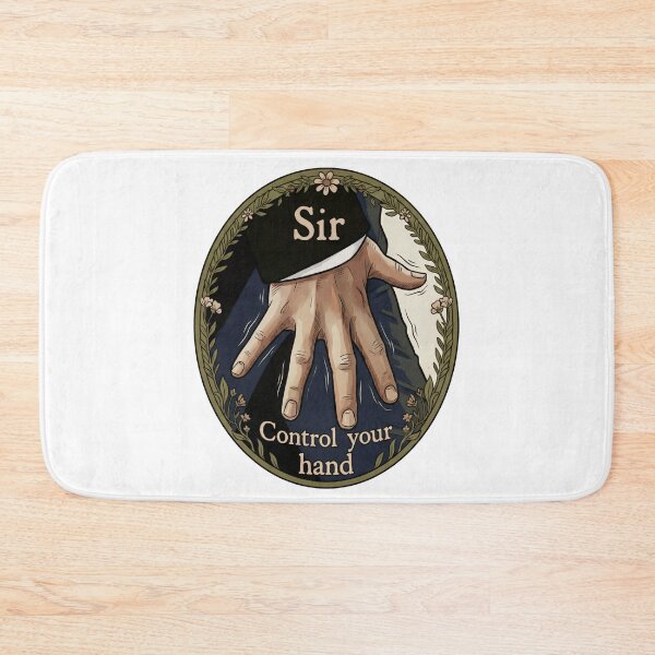 Item preview, Sir Control Your Hand Vintage Illustration Graphic designed and sold by Fenay Designs.