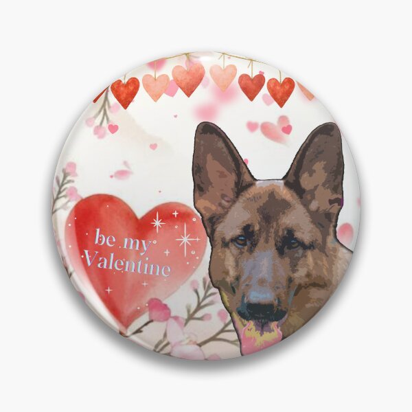 Item preview, Valentine German Shepherd Dog designed and sold by simplysign.