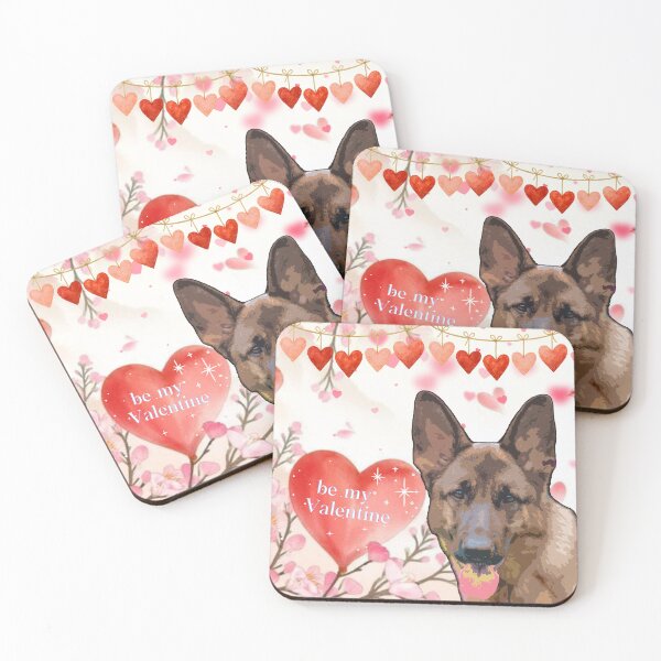 Item preview, Valentine German Shepherd Dog designed and sold by simplysign.