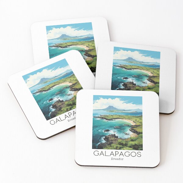 Item preview, A Vintage Travel Illustration of Galapagos Islands - Ecuador designed and sold by GoodOldVintage.