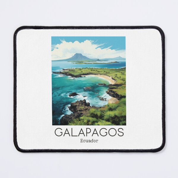 Item preview, A Vintage Travel Illustration of Galapagos Islands - Ecuador designed and sold by GoodOldVintage.