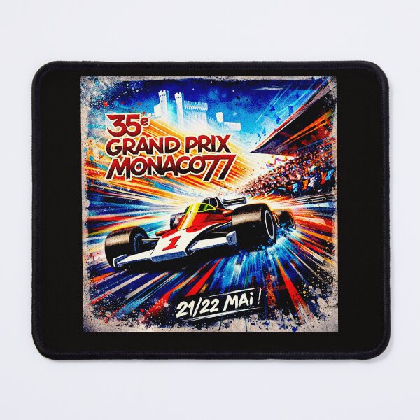 Item preview, Blast from the past a vintage old  poster variation Monaco 77 #2 designed and sold by Helios Be. Lavsh.