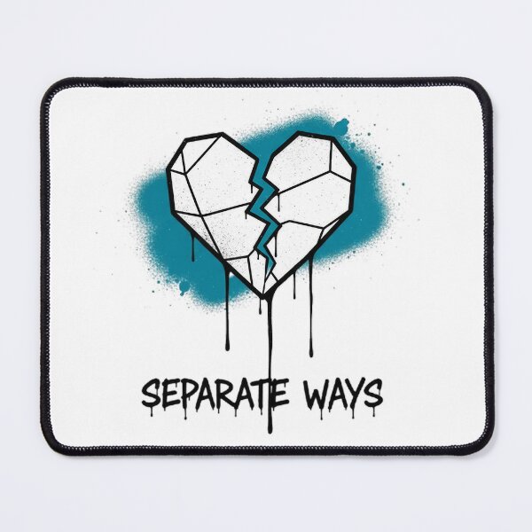 Item preview, Separate Ways Broken Heart designed and sold by Teeny Quities.