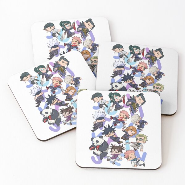Item preview, Cute Chibi Jujutsu Sorcerers – Kawaii Anime Squad Illustration designed and sold by Dyan4.