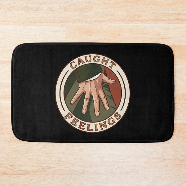 Item preview, Caught Feelings Hand Flex Badge Funny Romance designed and sold by Fenay Designs.