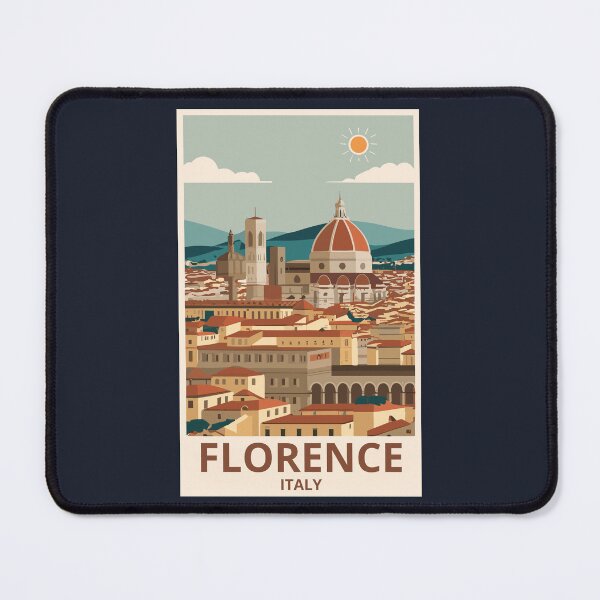 Item preview, A Vintage Travel Art of Florence - Italy  designed and sold by GoodOldVintage.