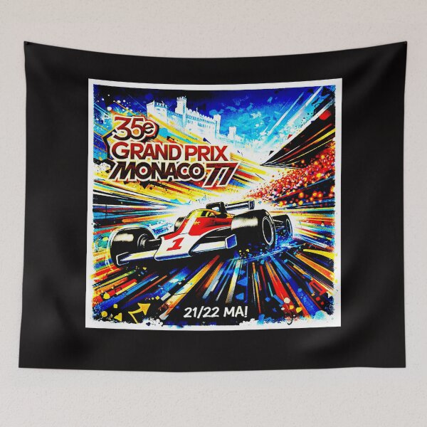 Item preview, Blast from the past a vintage old  poster variation Monaco 77 #3 designed and sold by Helios Be. Lavsh.