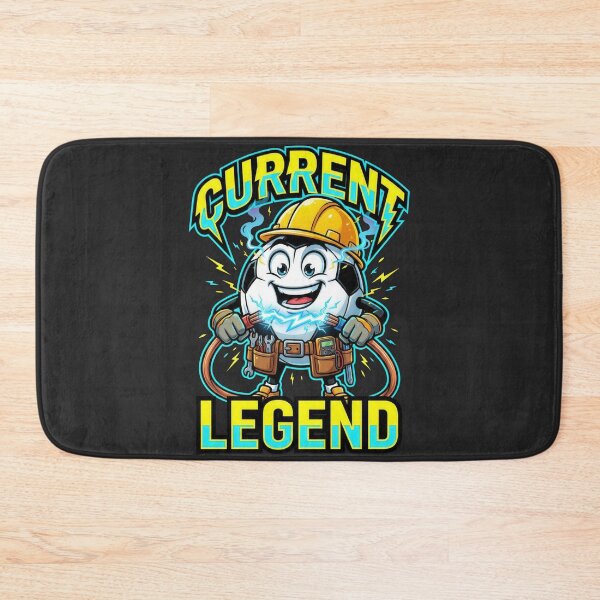 Item preview, Current Legend - Electrician Soccer Mascot designed and sold by DigitalGlade.