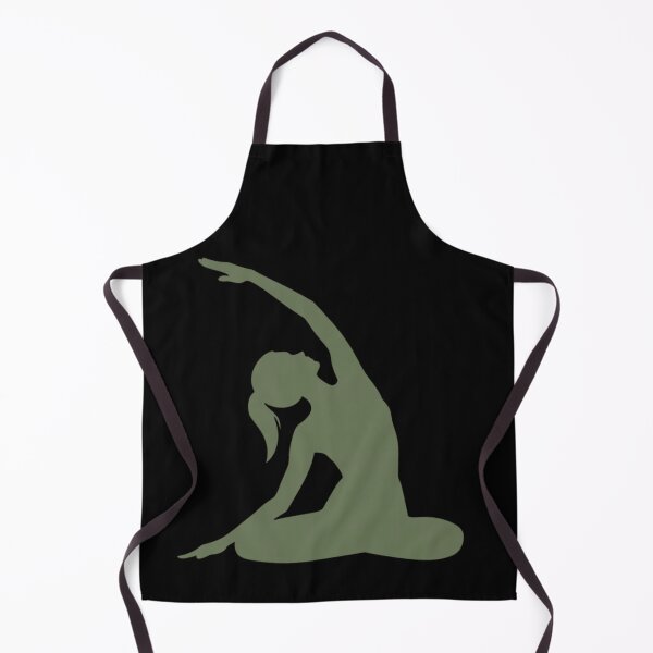 Item preview, Calm Body Stretch Pose – Modern Yoga Silhouette designed and sold by Amevvoo.