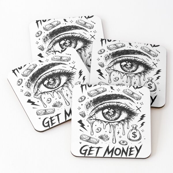 Item preview, Hustle Hard Get Money – Graffiti Eye Street Art designed and sold by Steel Ant's.