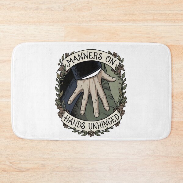 Item preview, Manners On Hands Unhinged Dark Traditional Tattoo Style designed and sold by Fenay Designs.