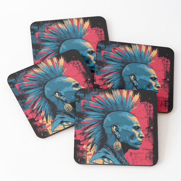 Item preview, Punk Warrior – Tribal Urban Art designed and sold by drizzd.