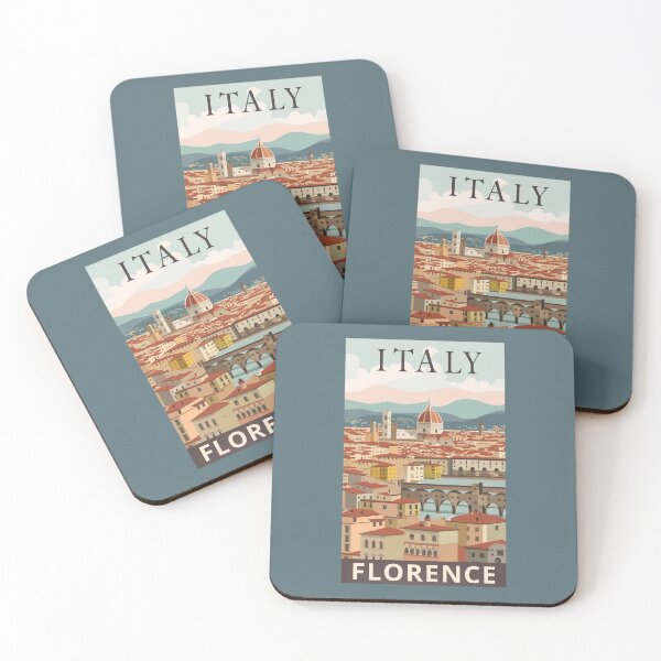 Item preview, A Vintage Travel Art of Florence - Italy  designed and sold by GoodOldVintage.