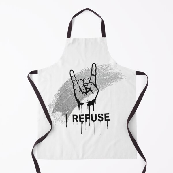 Item preview, I Refuse Hand Sign Art designed and sold by Teeny Quities.